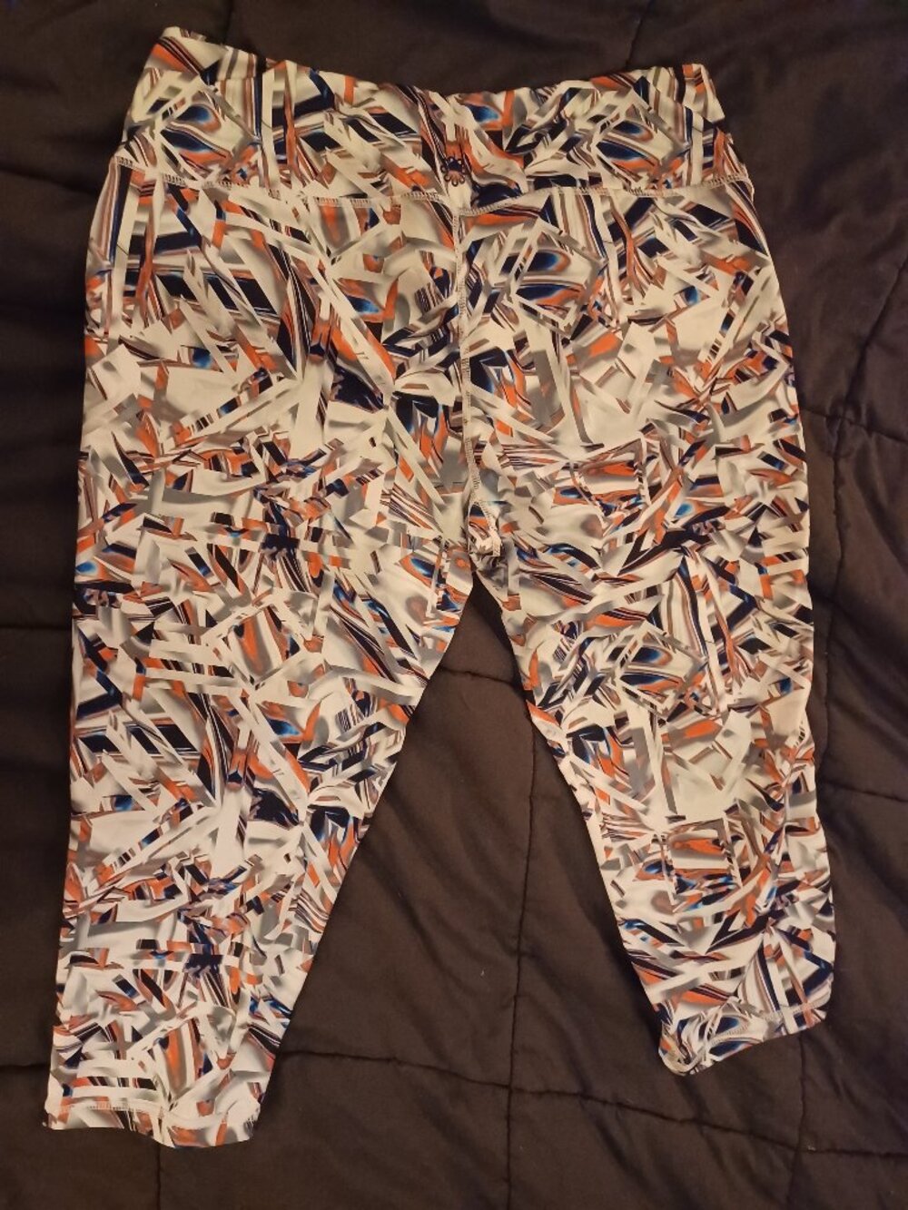 Geometric 3/4 leggings